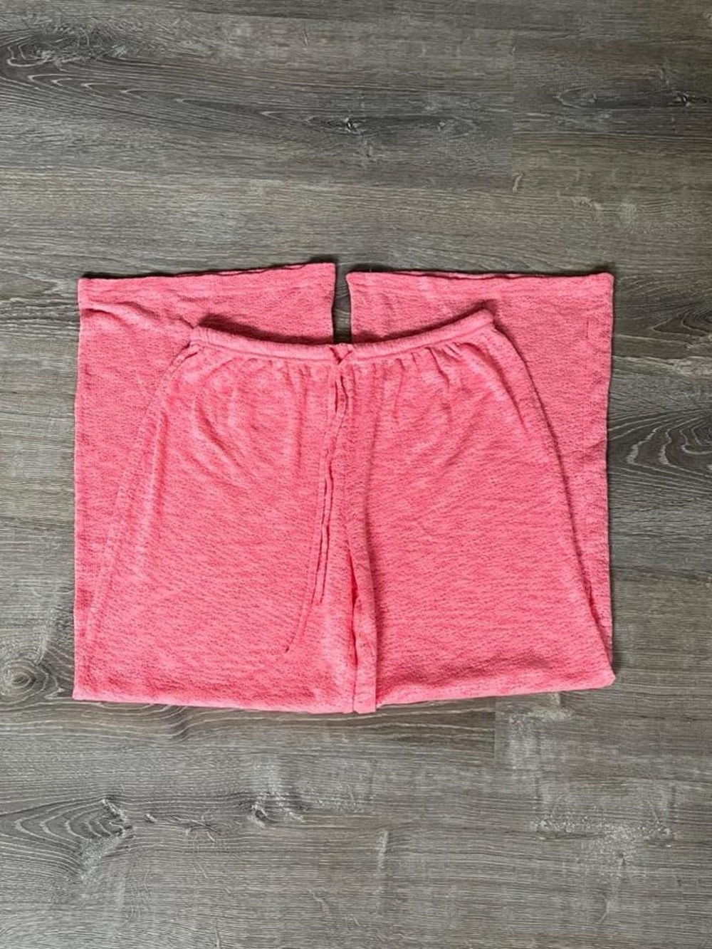 Five below pink slub wide leg flare pants